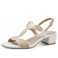 Marco Tozzi Damen Sandalette In White Kombi