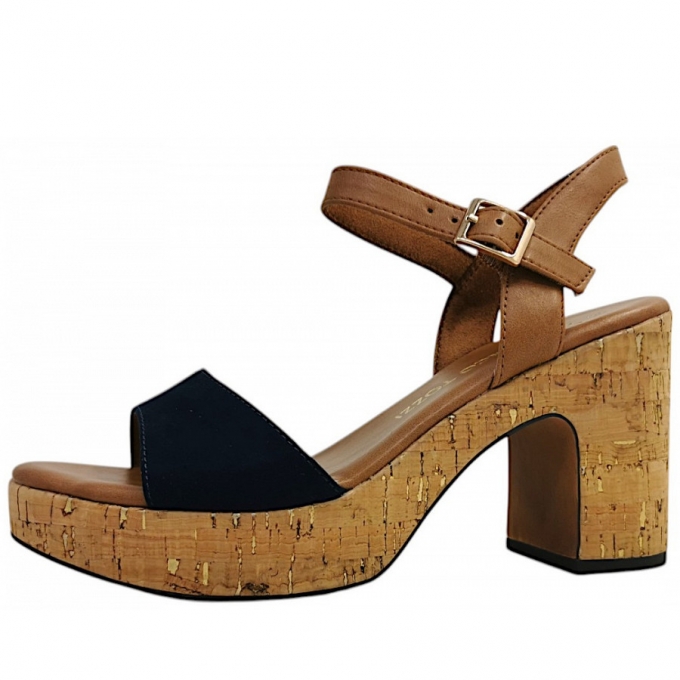 Marco Tozzi Damen Sandale In Navy 890 Marco Tozzi Damen Sandale In Navy 890