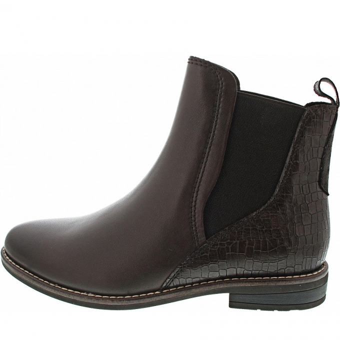 Marco Tozzi Damen Chelsea Boot In Mocca Comb Marco Tozzi Damen Chelsea Boot In Mocca Comb
