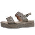 Marco Tozzi Damen Sandale In 592- Rose Metallic