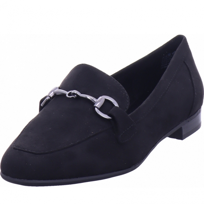 Marco Tozzi Damen Slipper In Schwarz