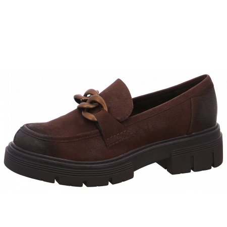 Marco Tozzi Damen Slipper In 362 Cafe Nubuck