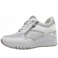 Marco Tozzi Damen Sportlicher Schnürer In 197 White Comb