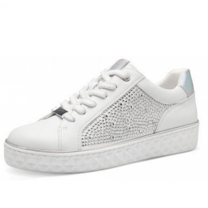Marco Tozzi Damen Schn?Rermodel 8370142 Sneaker In Weiß-Kombiniert Marco Tozzi Damen Schn?Rermodel 8370142 Sneaker In Weiß-Kombiniert