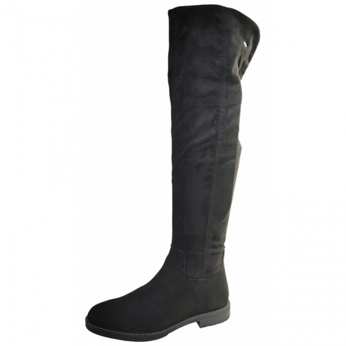Marco Tozzi Damen Schaftstiefel In Black 001 Marco Tozzi Damen Schaftstiefel In Black 001