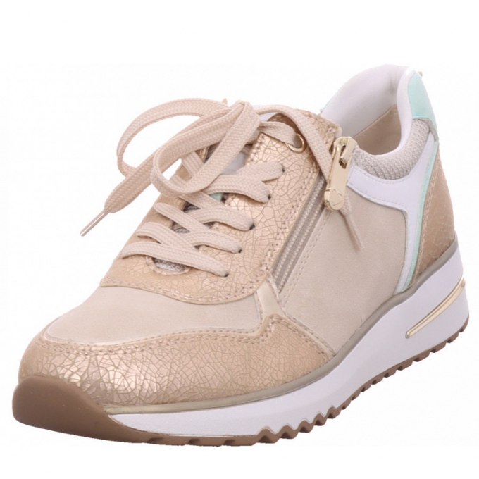 Marco Tozzi Damen Halbschuh In Gold Marco Tozzi Damen Halbschuh In Gold
