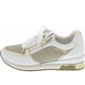 Marco Tozzi Damen Sneaker In White-Gold