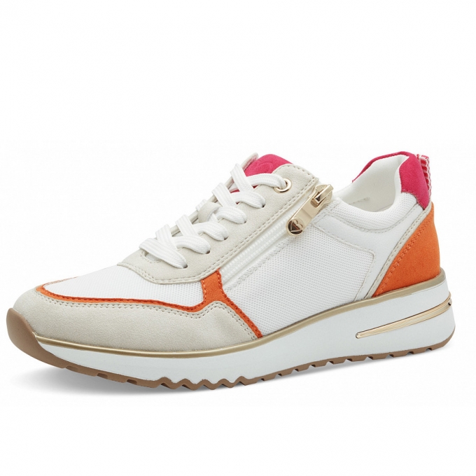 Marco Tozzi Damen Sneaker In Weiß