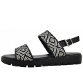 Marco Tozzi Damen Sandale In 010 Black/White