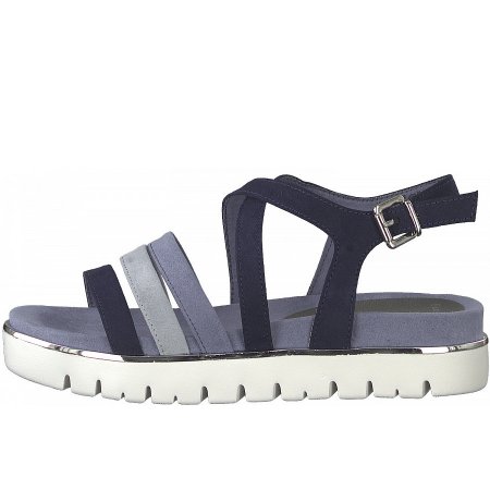 Marco Tozzi Damen Klassisch In Navy Comb