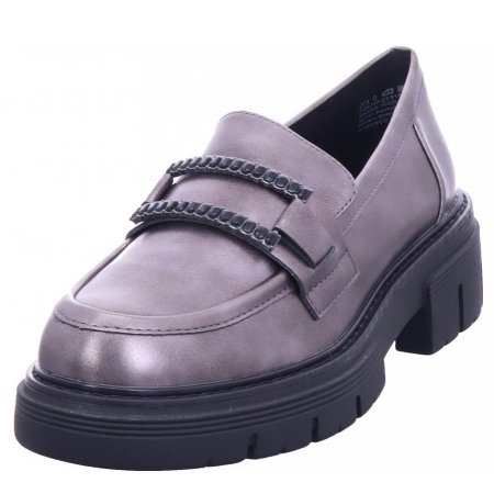 Marco Tozzi Damen Slipper In Grau Marco Tozzi Damen Slipper In Grau