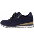 Marco Tozzi Damen Sportliche Schnürer In Navy Comb