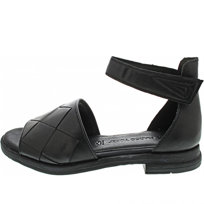 Marco Tozzi Damen Sandale In Black Antic Marco Tozzi Damen Sandale In Black Antic