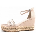 Marco Tozzi Damen Sandalette In 560 Powder