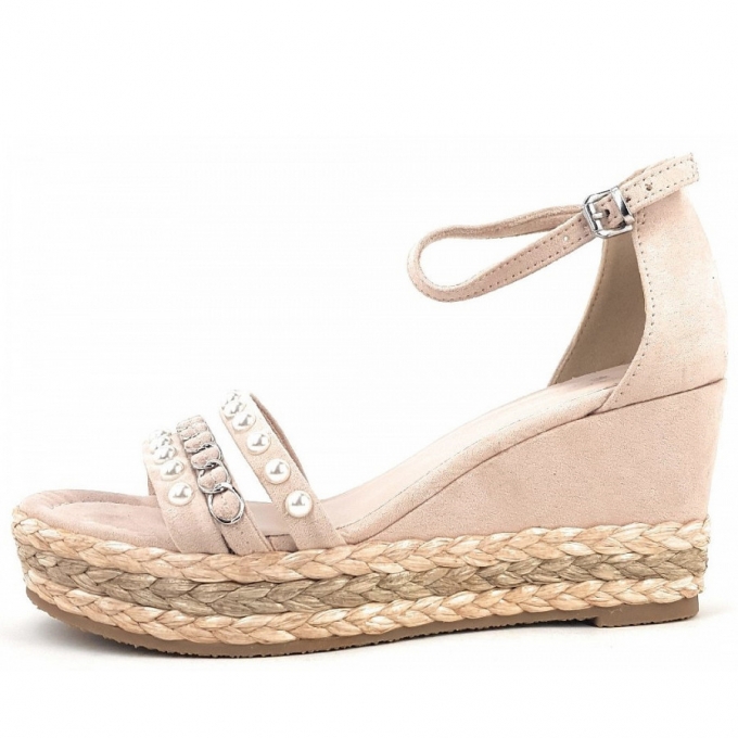 Marco Tozzi Damen Sandalette In 560 Powder