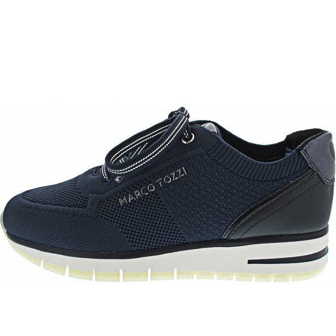 Marco Tozzi Damen Sneaker In Navy Comb Marco Tozzi Damen Sneaker In Navy Comb