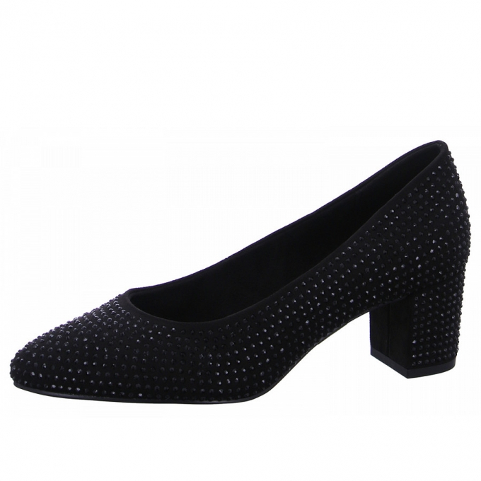 Marco Tozzi Damen Pumps In 065 Blk Glitter Marco Tozzi Damen Pumps In 065 Blk Glitter