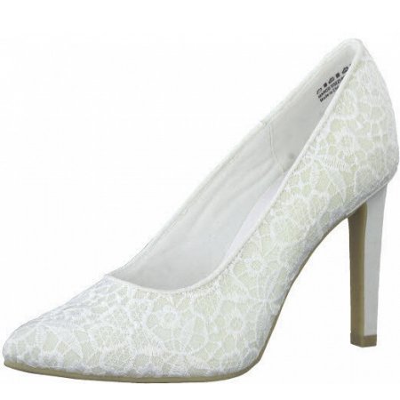 Marco Tozzi Damen Pumps Pumps In Weiß
