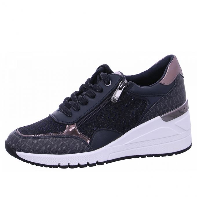Marco Tozzi Damen Sneaker In 890 Navy Comb