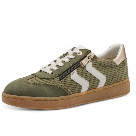 Marco Tozzi Damen Schnürschuhe In Grün Marco Tozzi Damen Schnürschuhe In Grün