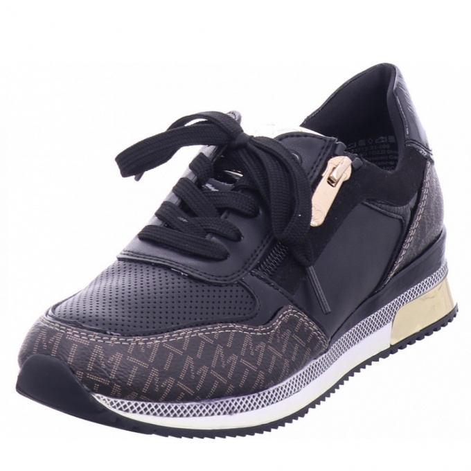 Marco Tozzi Damen Woms Lace-Up Halbschuh In Schwarz Marco Tozzi Damen Woms Lace-Up Halbschuh In Schwarz