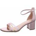 Marco Tozzi Damen Sandalette In 532 Rose Metallic