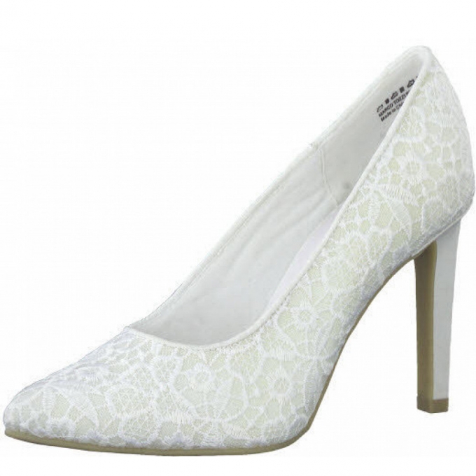 Marco Tozzi Damen Pumps Pumps In Weiß