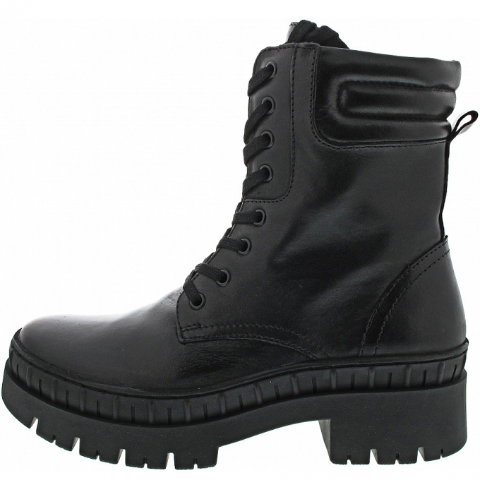 Marco Tozzi Damen Schnürstiefelette In Black Marco Tozzi Damen Schnürstiefelette In Black