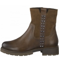 Marco Tozzi Damen Stiefeletten In Cognac Ant.Com