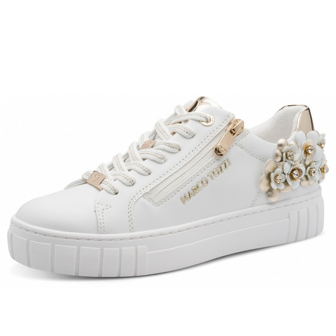 Marco Tozzi Damen Sneaker In White Combi