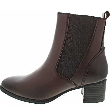 Marco Tozzi Damen Chelsea Boot In Cafe Marco Tozzi Damen Chelsea Boot In Cafe