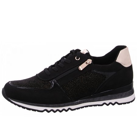 Marco Tozzi Damen Sneaker In 085 Black Gold Marco Tozzi Damen Sneaker In 085 Black Gold