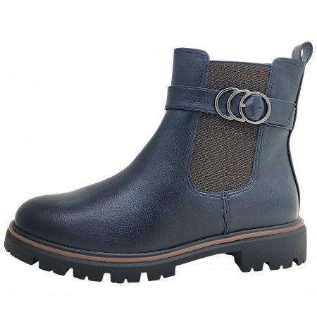 Marco Tozzi Damen Stiefel In Navy Marco Tozzi Damen Stiefel In Navy