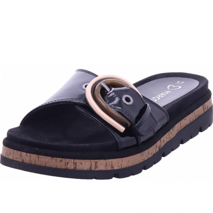 Marco Tozzi Damen Pantolette In Schwarz Marco Tozzi Damen Pantolette In Schwarz