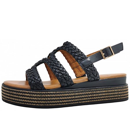 Marco Tozzi Damen Sandalette In Black 001 Marco Tozzi Damen Sandalette In Black 001