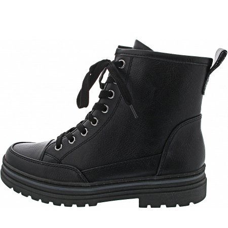 Marco Tozzi Damen Schnürstiefel In Black