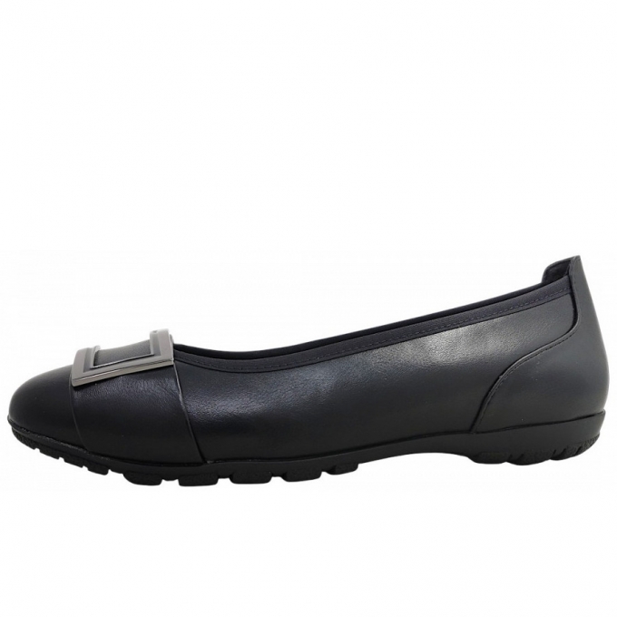 Marco Tozzi Damen Ballerina In Black 001 Marco Tozzi Damen Ballerina In Black 001