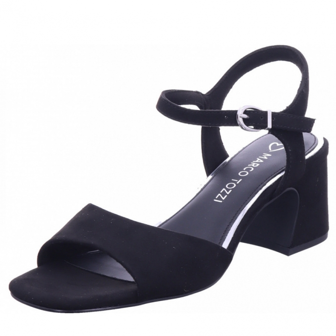 Marco Tozzi Damen Sandalette In Schwarz Marco Tozzi Damen Sandalette In Schwarz