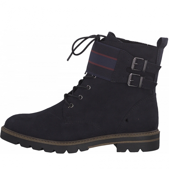 Marco Tozzi Damen Stiefelette In Dk.Navy Comb Marco Tozzi Damen Stiefelette In Dk.Navy Comb