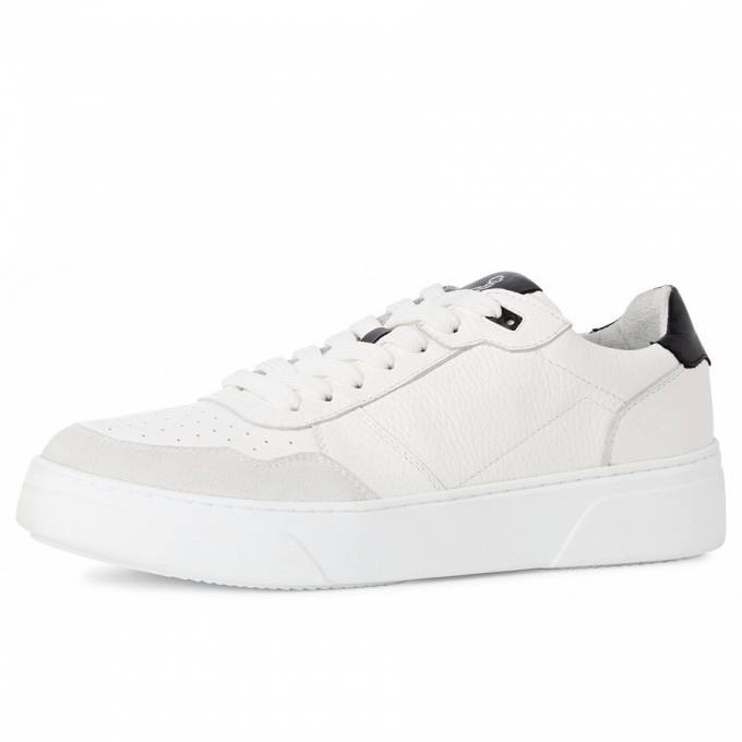Marco Tozzi Herren Sneaker In White Black Marco Tozzi Herren Sneaker In White Black