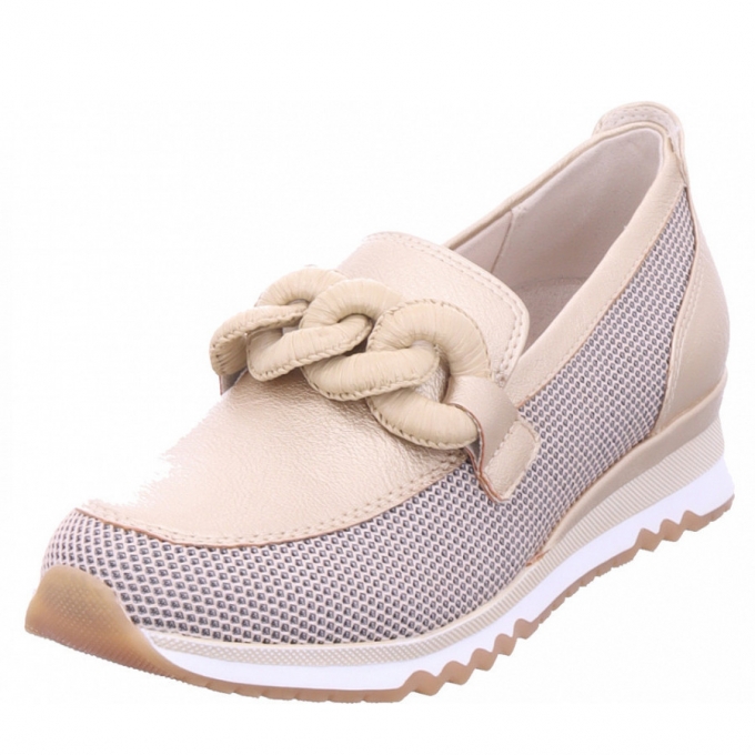 Marco Tozzi Damen Slipper In Gold Marco Tozzi Damen Slipper In Gold