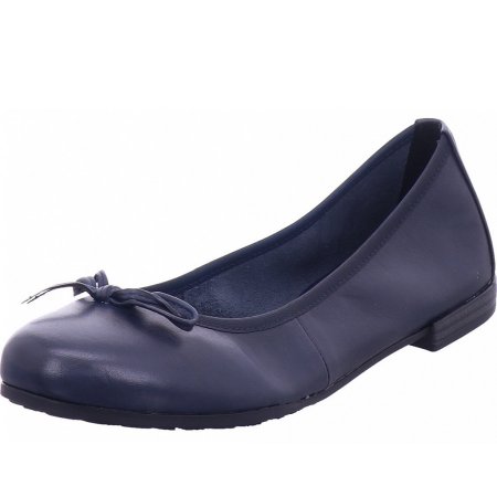 Marco Tozzi Damen Woms Ballerina Ballerina In Blau Marco Tozzi Damen Woms Ballerina Ballerina In Blau