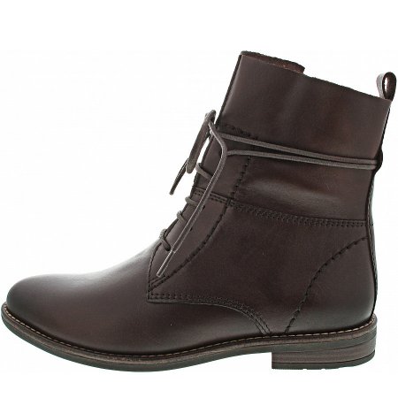 Marco Tozzi Damen Schnürstiefelette In Cafe