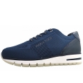 Marco Tozzi Damen Sportlicher Schnürer In Navy 890
