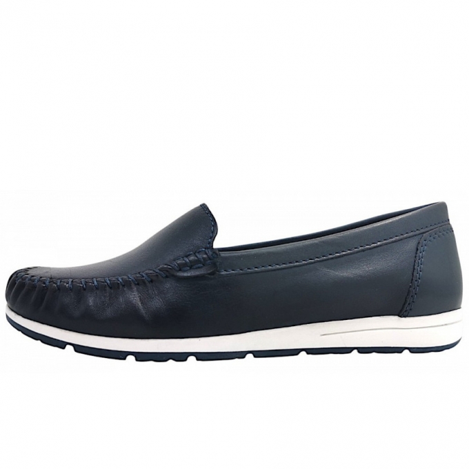 Marco Tozzi Damen Slipper In Navy 805