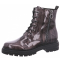 Marco Tozzi Damen Schnürstiefel In Grau