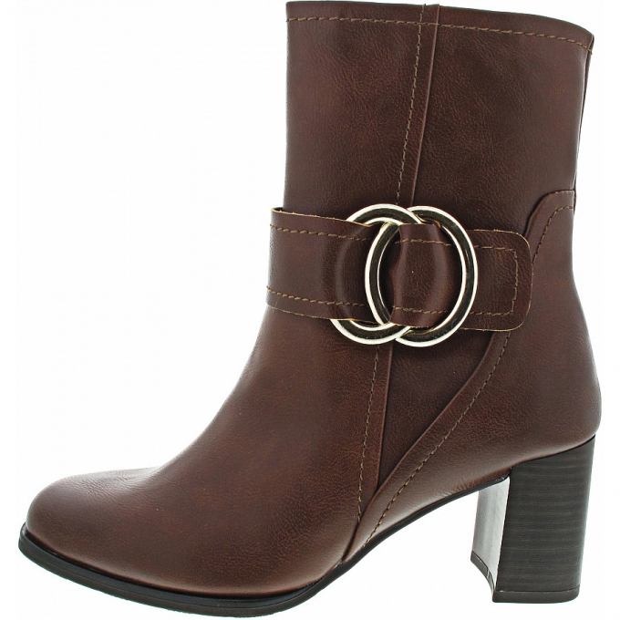 Marco Tozzi Damen Stiefelette In Chestnut
