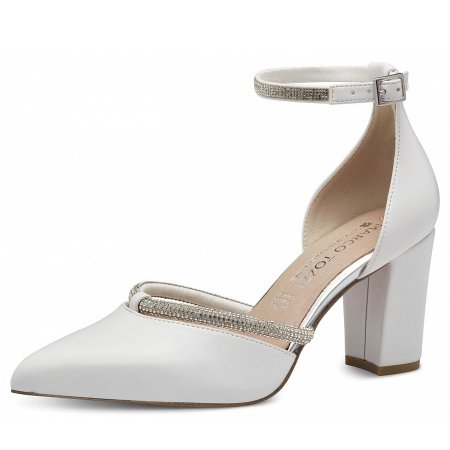 Marco Tozzi Damen Pumps In White Combi
