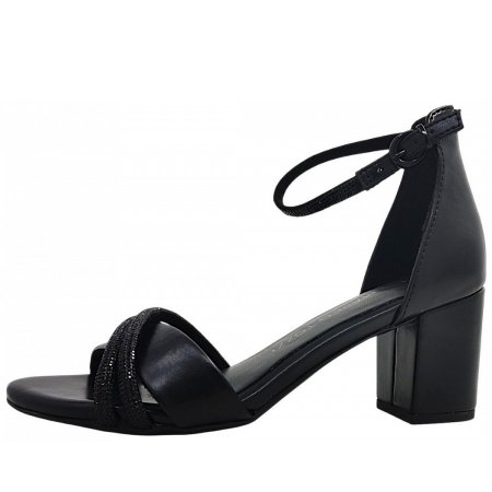 Marco Tozzi Damen Sandalette In Black Comb. 098