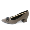 Marco Tozzi Damen Pumps Ballerinas In Dunkelgrau